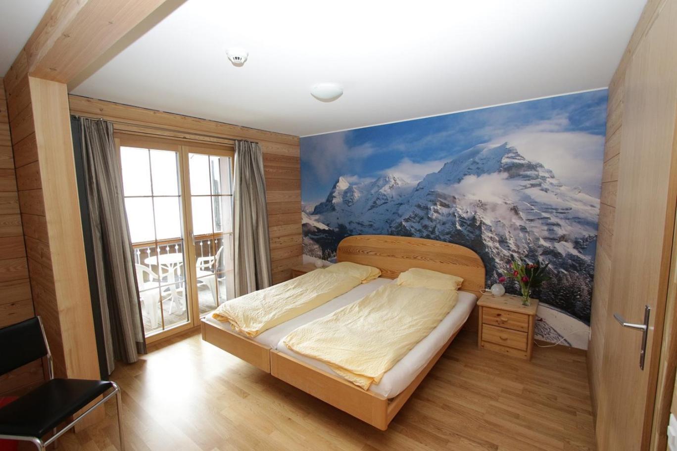 Hotel Restaurant Sonnenberg Mürren Esterno foto