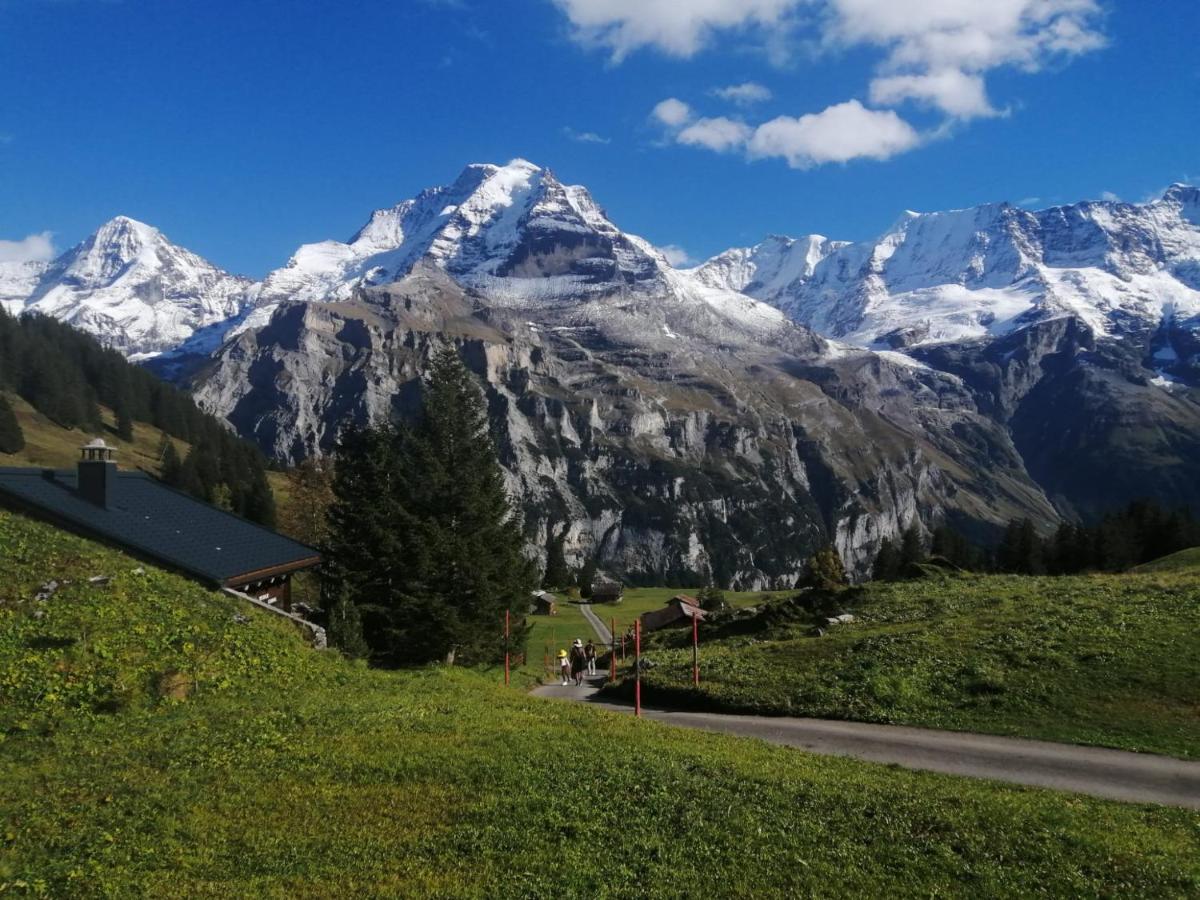 Hotel Restaurant Sonnenberg Mürren Esterno foto