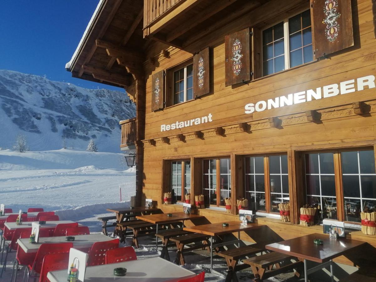 Hotel Restaurant Sonnenberg Mürren Esterno foto