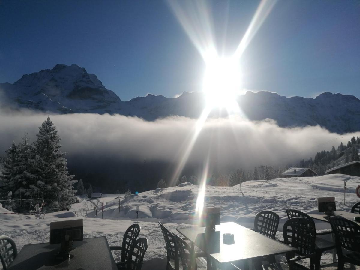 Hotel Restaurant Sonnenberg Mürren Esterno foto