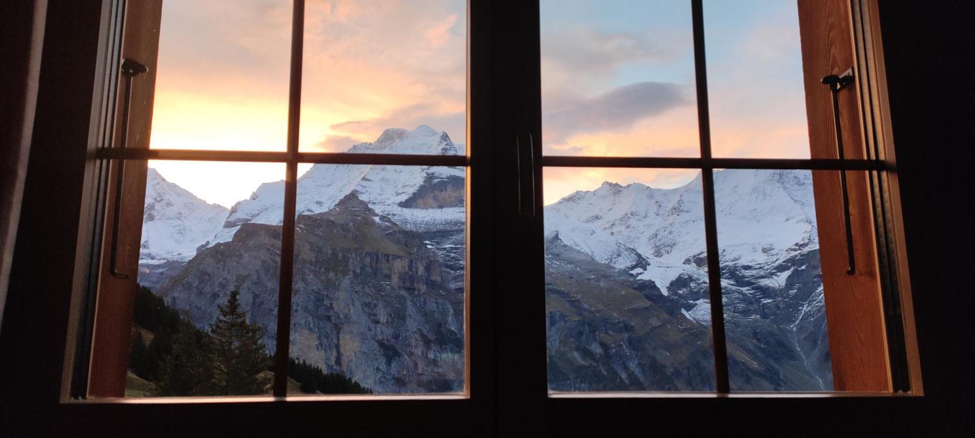 Hotel Restaurant Sonnenberg Mürren Esterno foto